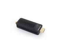 Metronic 441625 - Descodificador sintonizador Receptor TDT DVB-T, Compatible DVB-T2 dongle Stick Compacto, HEVC, EPG, Full HD 1080p, HDMI, Puerto USB 2.0, tecla SOS, recepción Multi-repetidor