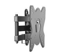 Metronic 451063 Soporte de pared para televisor (giratorio, inclinable y desplegable), color negro