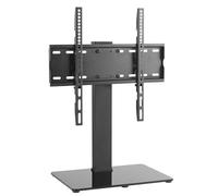 Metronic 451070 - Soporte TV pie, peana giratoria, Soporte Mesa TV y Monitor de Ordenador de 32-55 Pulgadas Pantalla LED/LCD, Giratorio, Altura Ajustable hasta 40 kg, máx. VESA 400x400 mm