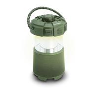 METRONIC 477506 - Altavoz Bluetooth splashproof con Linterna, Resistente al Agua IPX5, 30W, 3 Modos de iluminación, powerbank, lampara Exterior, portátil, inalámbrica para Bricolaje, jardín, Camping