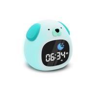 METRONIC 477537 - Reloj despertador infantil educativo con luz nocturna para niño, pantalla digital, aprendizaje educativo inteligente día nocturno, batería recargable USB-C