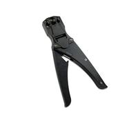 Metronic 483560 P- Pinzas para engastar Cables RJ9/RJ6/RJ11/RJ45, Color Negro