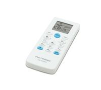 Metronic 495348 - Mando a Distancia Universal para Aire Acondicionado, Mando Universal Aire Acondicionado búsqueda automática o por Modelo, Timer, 5 Modos de Funcionamiento, Blanco