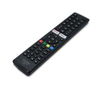 Metronic Mando a distancia para TV 495349 – Infrarrojo ergonómico, Teclas Netflix y YouTube, Negro