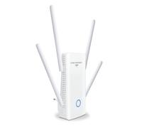 METRONIC 495438 - Repetidor WiFi 6 AX3000 Potente Dual-Band 2,4 y 5 GHz para Caja de Todos los operadores de Internet - Puerto Ethernet de Largo Alcance 1000 Mbps RJ45 - Blanco
