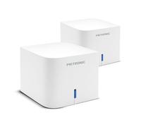 METRONIC 495470 Sistema de Malla WiFi 5 Cobertura de hasta 325 m² de Alcance de Red en su hogar, función de enrutador y Punto de Acceso (Paquete de 2) - Blanco