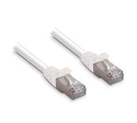 Metronic 495534 - Cable de Red Ethernet RJ45 CAT7 UTP AWG26, Compatible CAT6 Blanco, Cable de conexión, latiguillo de 10mts, Macho/Macho