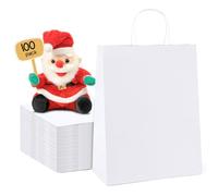 METRONIC bolsas de papel blanco 10 pulgadas 100pc