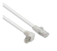 Metronic, Cable Ethernet RJ45 UTP acodado 90° Categoría 5e, 1Gb/s, Conectores Dorados, Ideal para Ordenadores, Smart TV, Consolas de Juegos (1,5 m)