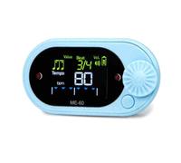 Metrónomo de entrenamiento rítmico con clip trasero, pequeño metrónomo, dispositivo de ejercicio, accesorio de entrenamiento silencioso, portátil, electrónico