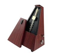 Metrónomo de guitarra tipo torre vintage, universal, piano, violín, ritmo, péndulo, mecánico, metrónomo, temporizador de música, fácil de usar