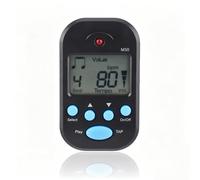 Metrónomo digital, mini metrónomo electrónico LCD recargable, voz humana, volumen ajustable, metrónomo portátil M50 para piano, guitarra, flauta, violín, tambor