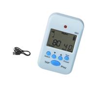 Metrónomo digital pequeño generador electrónico de tonos, sintonizador pequeño para deportes, correr, metrónomos para principiantes, profesional, clip en LCD digital