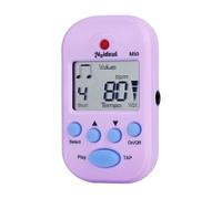 Metrónomo Electrónico - 5,5x3,5x1,5cm ABS | M50 Mini Metrónomo Digital Con Clip Para Piano, Guitarra, Violín, | Reloj Con Pantalla LCD Para Correr Y Ejercicios Musicales | Metró Nomo Portátil