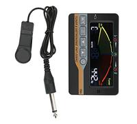 Metrónomo Electrónico Con Pinza de Pickup, Negro, Compacto - Control Preciso de Tempo, Sintonizador Con Micrófono Integrado, Para Instrumentos de Cuerda y Viento