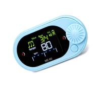 Metrónomo electrónico deportivo con clip trasero, afinador cromático, textura ABS, para amantes de la música, electrónico portátil