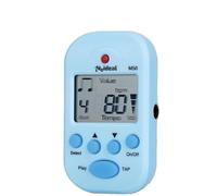 Metrónomo electrónico LCD, metrónomo de piano con volumen ajustable, metrónomo mecánico, afinador con 10 pulsaciones