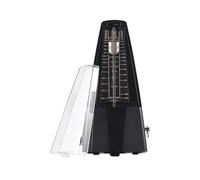 Metrónomo mecánico for piano antiguo pequeño Metrónomo mecánico con campana Metrónomo mecánico portátil Metrónomo mecánico for violín Metrónomo mecánico for piano Guitarra Violín y batería(Black)