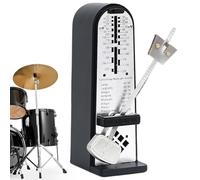 Metrónomo Mecánico - Hierro PC De 4,33 Pulgadas | Universal Music - Metrónomo Rítmico Ajustable De 40 A 208 BPM, Alto Y Preciso, Para Piano, Guitarra, Batería, Todos Los Instrumentos, P