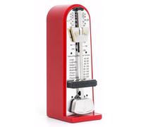 Metrónomo mecánico Metrónomo de metal ajustable y preciso con escala clara Sonido fuerte Metrónomo de color rojo para guitarra, piano, violín y más Metrónomo para piano Metrónomo Metrónomo para guitar