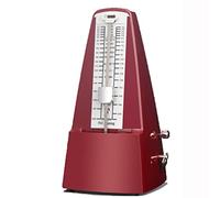 Metrónomo mecánico, Metrónomo mecánico de alta precisión con cubierta, material de movimiento de latón puro, for varios instrumentos musicales, 6 colores disponibles(Red)
