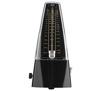 Metrónomo Mecánico Música Universal Clásico Piano Electrónico Tambor Bajo, Metrónomo de Herida de Tecla Electrónica Metrónomos para Accesorios de Música Accesorios Generales (negro)