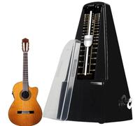 Metrónomo mecánico para guitarra, piano, metrónomo mecánico en forma de torre, afinador de metrónomo sólido para rastrear el ritmo de otros instrumentos, piano y guitarra