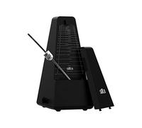 Metrónomo mecánico profesional para guitarra, violín, piano, carcasa de ABS resistente, rango de tempo 40-208 bpm, accesorio universal para instrumentos, para sala de música en casa, color negro
