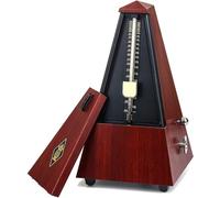 Metrónomo mecánico, Torre de metrónomo Metrónomo mecánico Piano Guitarra Violín Guzheng Universal for guitarra Piano(Color:Rosso)