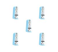 Metrónomo mecánico universal para guitarra, ukelele, instrumento musical, azul, 11 x 5,2 x 3,5 cm, 5 unidades