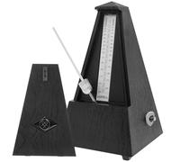 Metrónomo mecánico universal pirámide Rhythm Keeper 5 Beat Mecánico Marcador de ritmo de mecanismo de reloj Reducción de ruido Indicador de ritmo de alta precisión Pista de sonido fuerte Beat y tempo