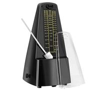 Metronomo Mecanico, XCOZU Metrónomo de Alta Precisión para Piano, Batería, Violín, Guitarra, Bajo e Instrumentos de Viento Tradicionales, Tempo de 40 a 208 bpm