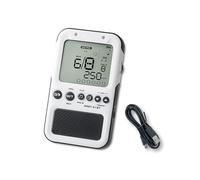 Metrónomo multifuncional pequeño sintonizador digital silencioso vibrador entrenador adecuado para guitarra, piano, violín, ABS, con soporte plegable