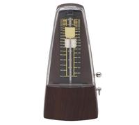 Metrónomo para Músicos Metrónomo Mecánico ABS de Alta Resistencia, Acabado de Veta de Madera, Sonido de Campana, 40-208 Bpm, 0, 2, 3, 4, 6 Tiempos, Piano, Violín, Guitarra, Bombo