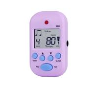 Metrónomo pequeño profesional con clip LCD digital transparente para una sincronización precisa y mejora del ritmo