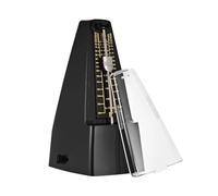 Metrónomos mecánicos for piano, guitarra, violín, bombo y otros instrumentos musicales Para Instrumento musical(Black)