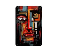 Metropolis Crepúsculo retro cartel de metal de hojalata arte chic retro pintura hierro bar gente cueva café familia garaje póster decoración de pared 20 x 30 cm