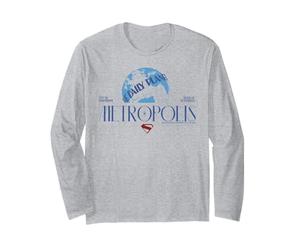 Metropolis Daily Planet Superman Icono Mundial Ciudad del Mañana Manga Larga