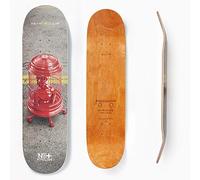 Metropollie Tabla de Skate 8.375 Jaula, Skate para Niños Niñas Adolescentes Adultos Principiantes, Tabla de 7 Capas 100% Madera de Arce Canadiense Hard Rock, Rojo, Normal (TABLAJAULA8375)