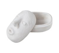 Mette Ditmer Bote Art piece face 9x12 cm Off-white