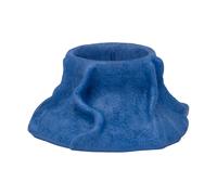 Mette Ditmer Candelabro Art Piece lava Ø12.5 cm Cobalt