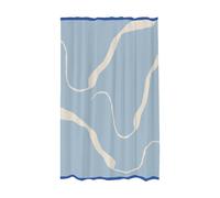 Mette Ditmer Cortina de ducha Nova Arte 150x200 cm Light blue-off-white