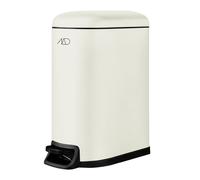 Mette Ditmer Cubo de pedal Walther 10 L Off White