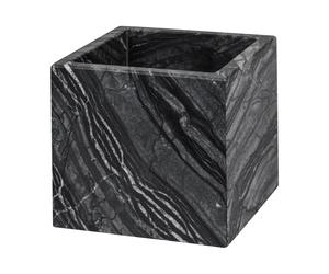 Mette Ditmer Cubo Marble 8.5x8.5 cm Black-grey