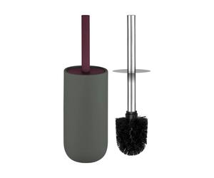 Mette Ditmer Escobilla de baño Lotus play. incl. 2 cabezales de cepillo Dark olive