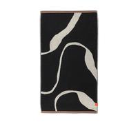 Mette Ditmer Toalla de baño Nova Arte 70x133 cm Black-off white