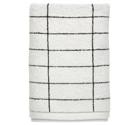 Mette Ditmer Toalla Tile Stone 50x100 cm negro-off white