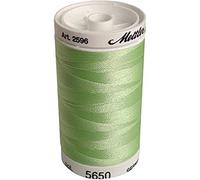 Mettler A2596-5650 Hilo de coser y bordado, poliéster, #5650 verde, 800 m