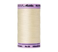 Mettler Finitura Seta Cotone Filo 50Wt 547Yd-Antique White