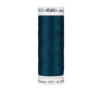 Mettler Seraflex 0485 - Hilo de coser elástico, 130 m, color azul petróleo oscuro
